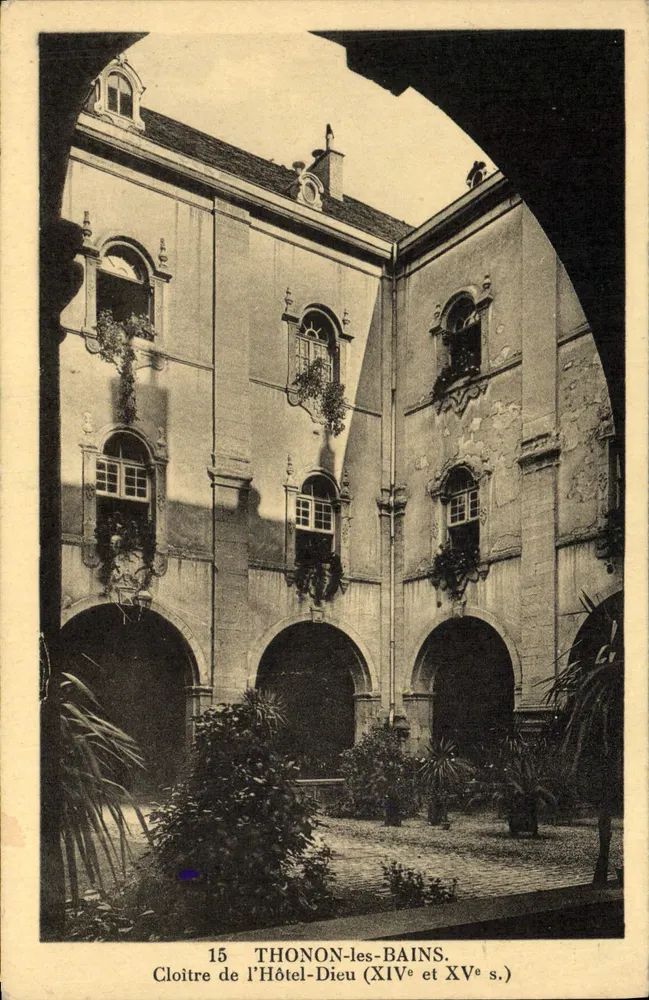 Cloître de l'Hôtel-Dieu — Thonon-les-Bains — onbekende uitgever, nr. 15 - Voorkant
