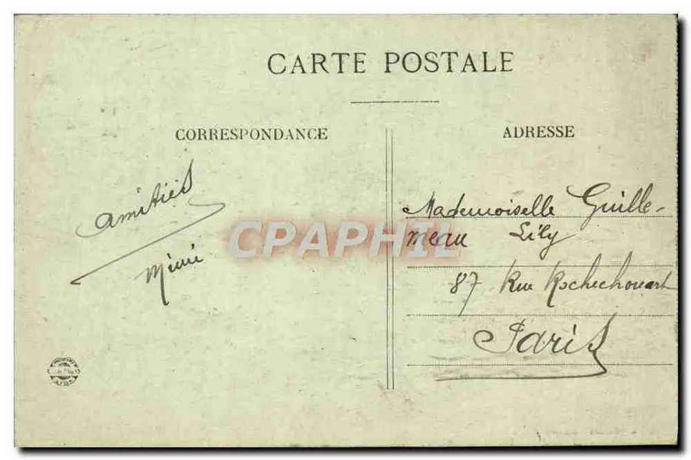 See Annecy — Saint Michel und das Schloss Duingt — unbekannter Verlag, Nr. 28 - Rückseite