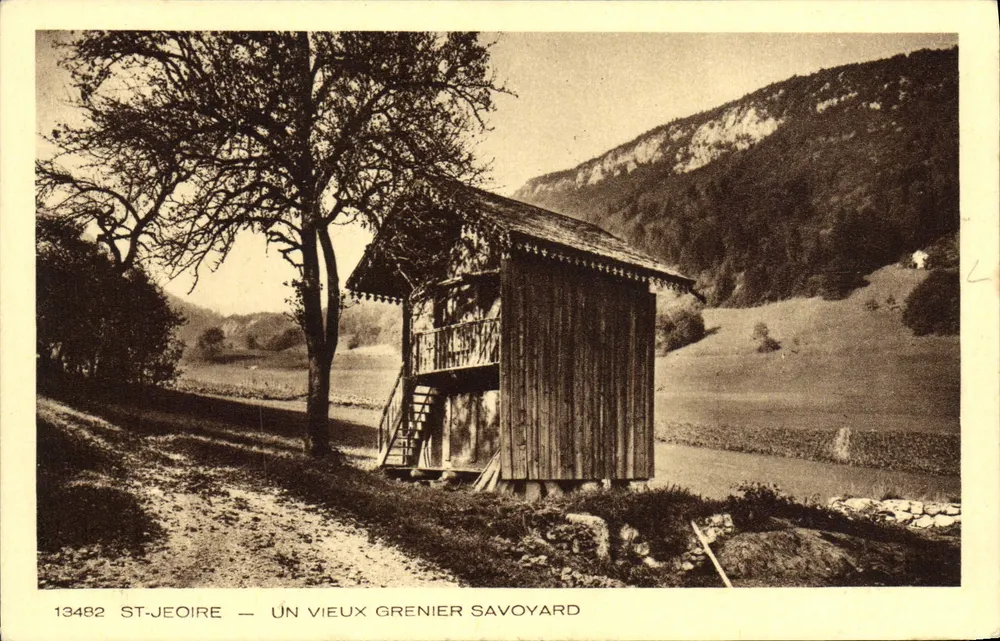 St-Jeoire — Ein altes Savoyarder Dachboden — Sammlung La Savoie, n° 13482 - Vorderseite
