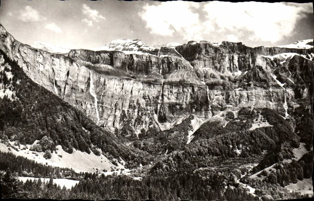 Cirque do Fer à Cheval - Alta Saboia — Uma parte de suas cascatas — Edição Gil - Annecy, n° 6337 - Frente