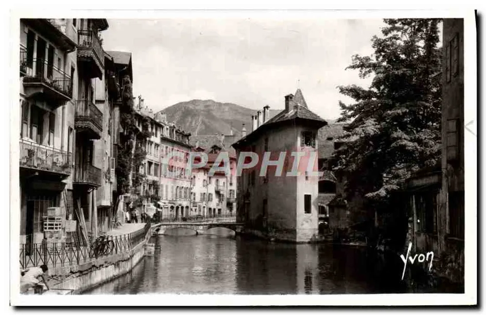 Annecy (Alta Saboia) — Velho bairro — Edições d'Art YVON, Paris - Frente