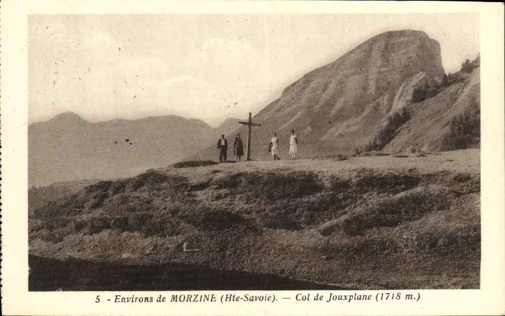 Arredores de MORZINE (Hte-Savoie) — Col de Jouxplane (1718 m.) - Frente