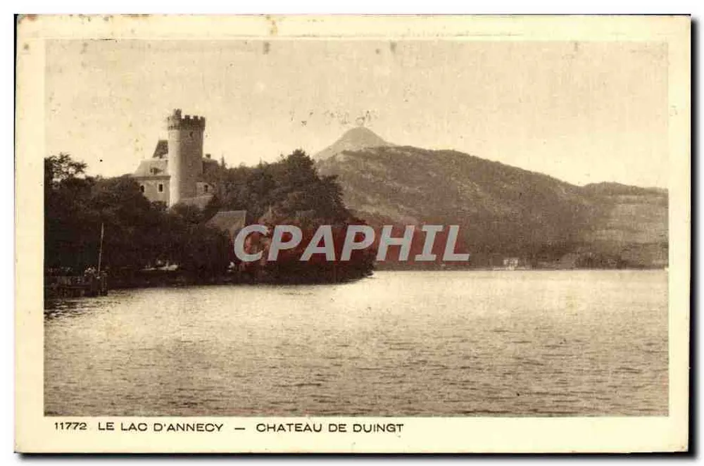 O Lago de Annecy — Castelo de Duingt - Frente