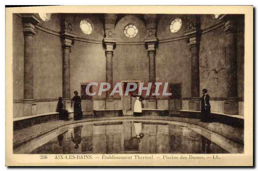 Aix-les-Bains — Thermalbad — Damenpool — LL. — N°256 - Vorderseite