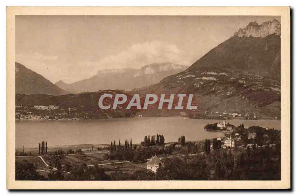 Annecy - Das Schloss und Talloires — Imp. Letellier, Paris - Vorderseite