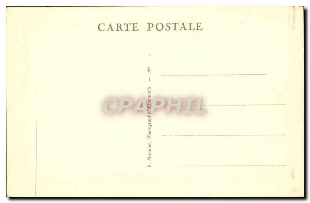 Chamonix — Teleférico do Plan-Praz-Brévent — Foto Monnier - Verso