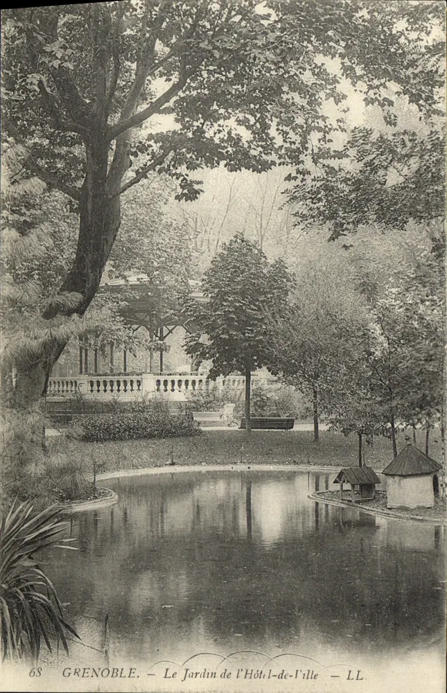 Grenoble — Der Garten des Rathauses — LL, n°68 - Vorderseite