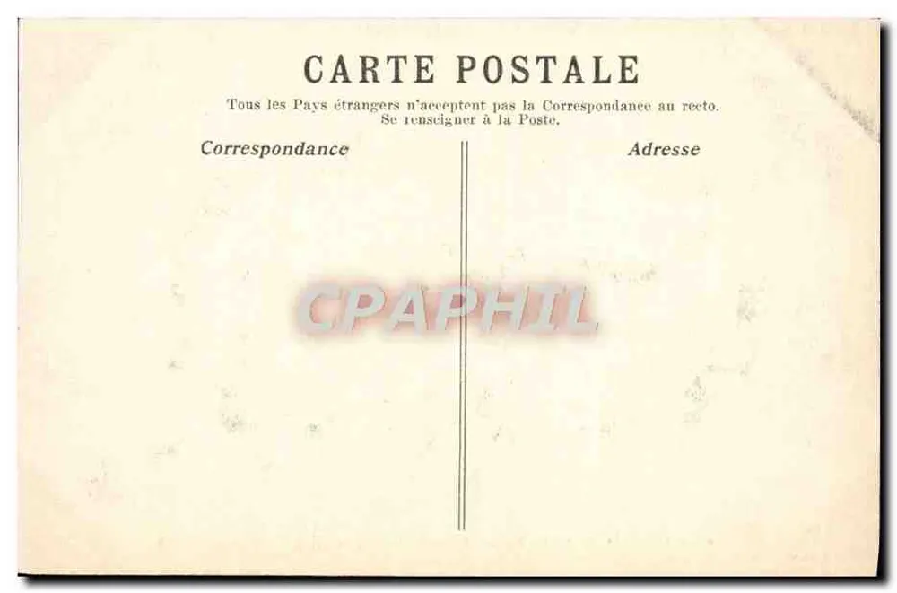 Grenoble — St-Martin-le-Vinoux, links das Profil Napoleons — Papeterie des Alpes, Eug. Robert, Grenoble - Rückseite