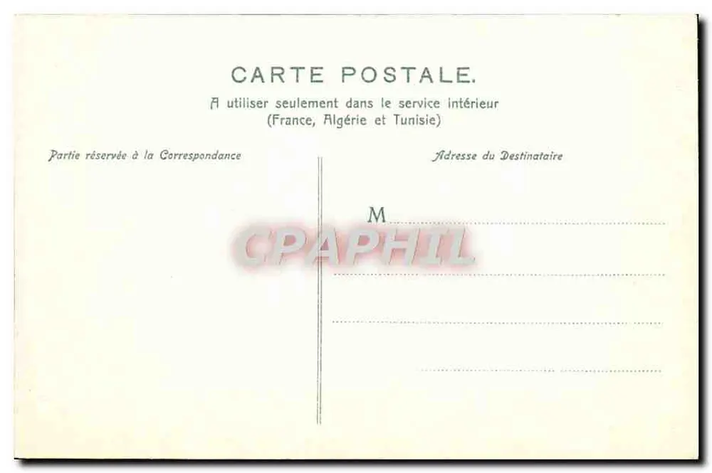Grenoble — Der Stadtpark und die Festungen — Papeterie des Alpes, Eug. Robert, Grenoble - Rückseite