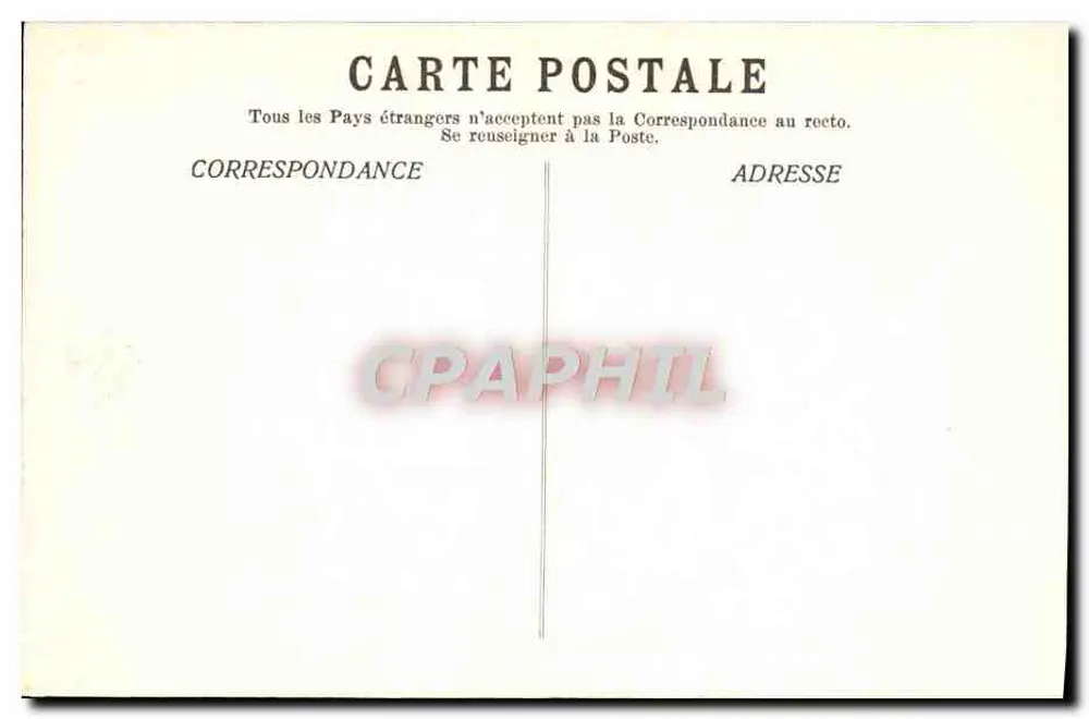 Grenoble — Ansicht von La Tronche und der Alpenkette — Papeterie des Alpes, Eug. Robert, Grenoble - Rückseite