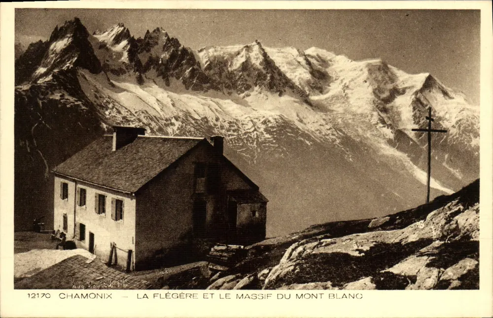 Chamonix — La Flégère und das Massiv des Mont Blanc — Aug. Courchâ 12170 - Vorderseite