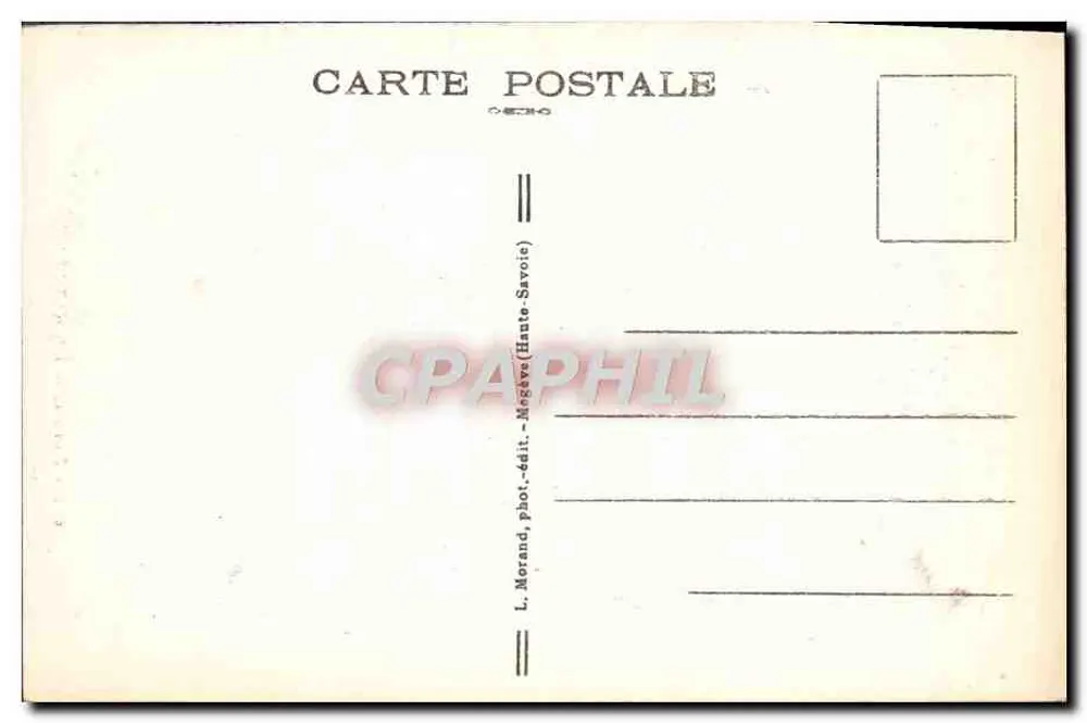 La Giettaz — Savoie — 593 — editor L. Morand - Verso