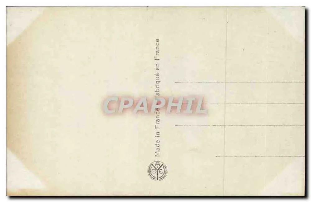 Restaurant de Paris — Verlag A. C. E. — Seriennummer 108 - Rückseite
