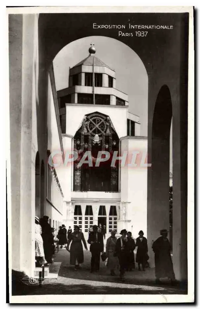 Internationale Ausstellung Paris 1937 — Katholischer päpstlicher Pavillon — Verleger nicht sichtbar - Vorderseite