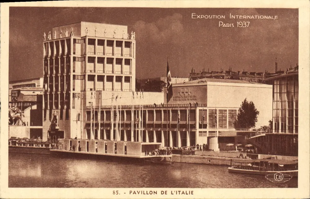 Pavillon der Italien — Internationale Ausstellung Paris 1937 — H. CHIPAUD, n°85 - Vorderseite