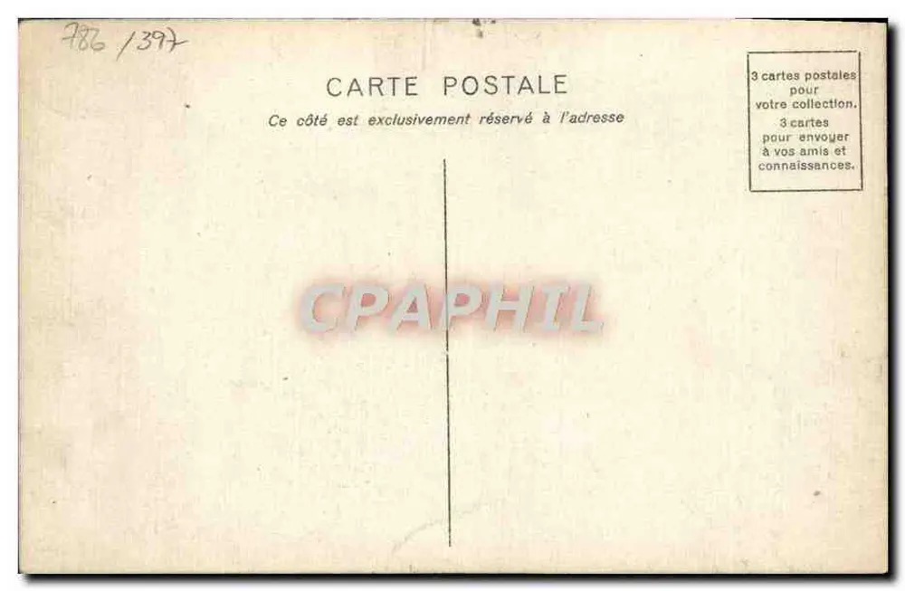 Platz und Kirche der Madeleine, Paris — Établissements H. Mitanchet, Lyon-Frankreich - Rückseite