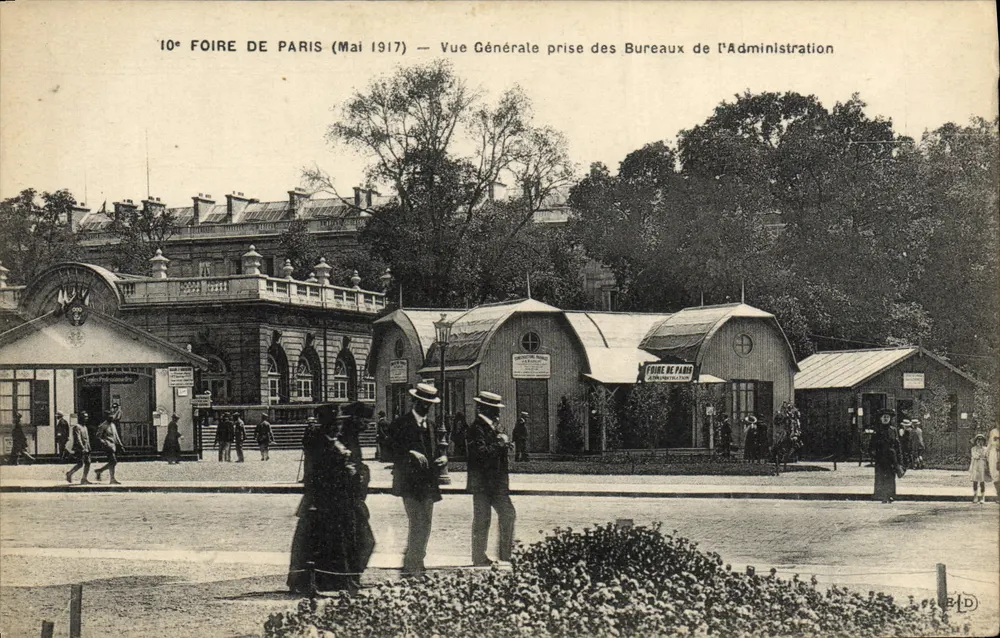 10. Pariser Messe — Allgemeiner Blick aus den Verwaltungsämtern — Mai 1917 - Vorderseite
