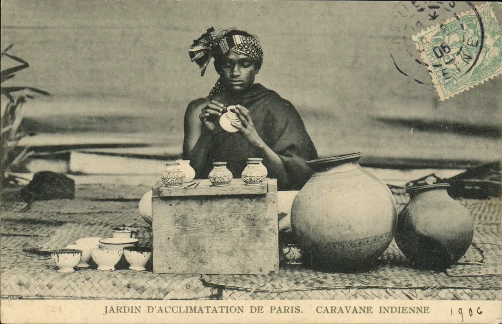 Jardim de Acclimação de Paris — Caravana Indiana — editada pela Caravana Indiana, n° 1906 - Frente