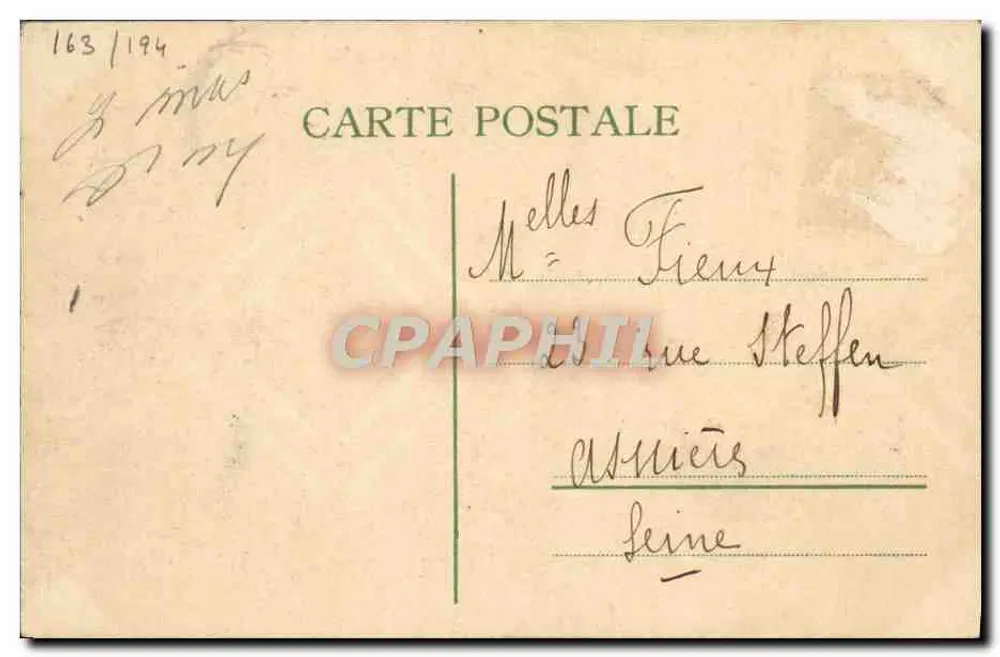 Jardín de Acclimatación de París — Caravana india — editada alrededor de 1906 - Reverso
