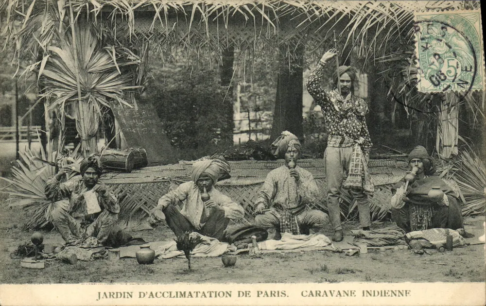 Jardim de Acclimação de Paris — Caravana Indiana — editor não visível - Frente