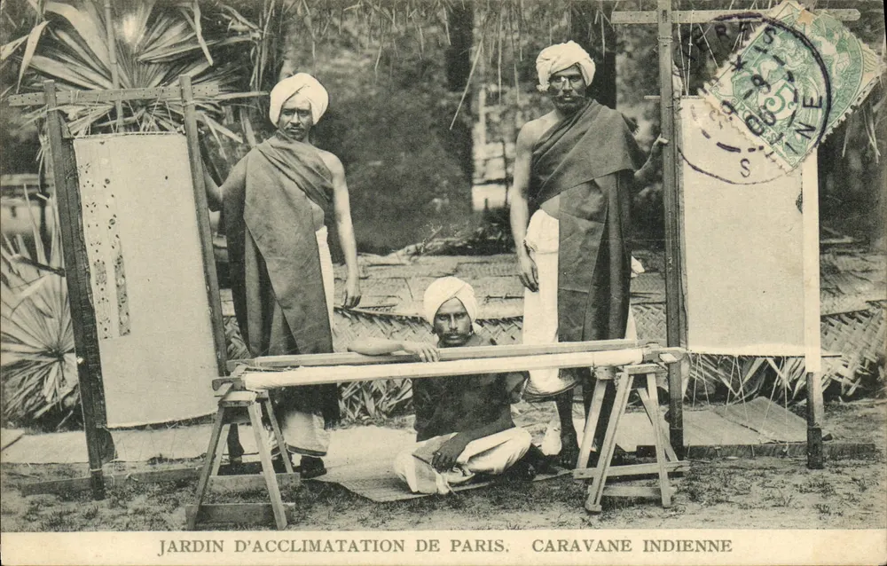Jardim de Acclimatação de Paris — Caravana Indiana — editor não visível - Frente