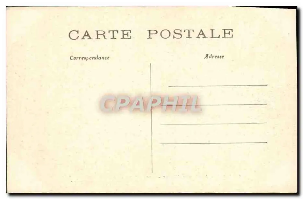 Paris — Jardin des Plantes — Überschwemmungen im Januar 1910 — I, P, M. - Rückseite