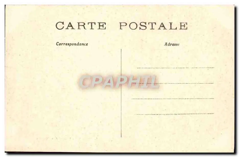 Paris — Jardin des Plantes — Überschwemmungen im Januar 1910 — I. P. M. - Rückseite