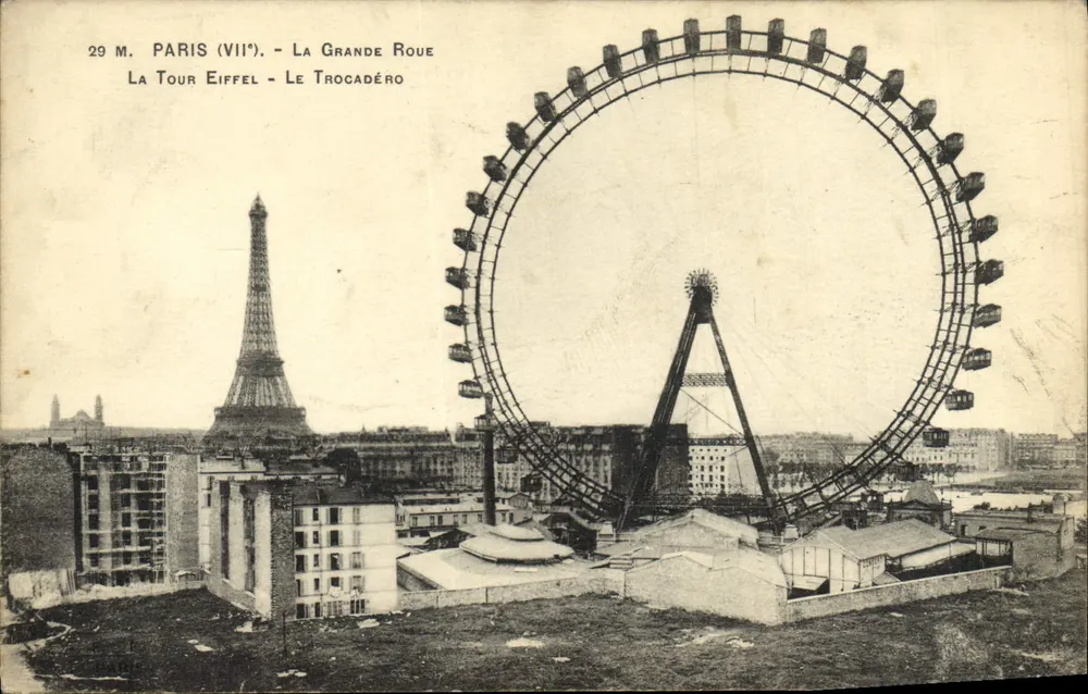 Paris (VIIe) - Die große Rutsche - Die Eiffelturm - Das Trocadéro - Vorderseite