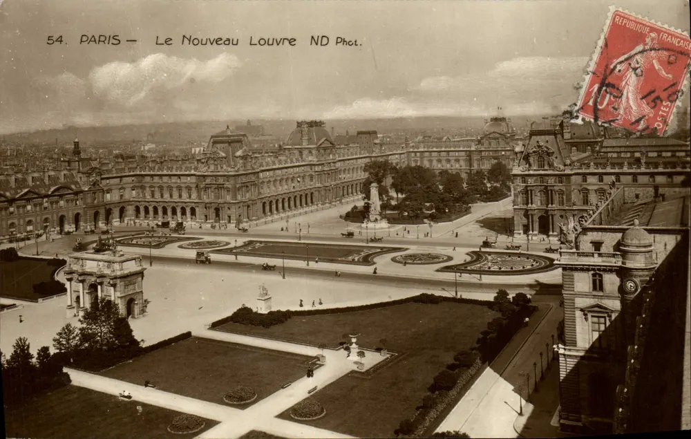 Paris — O Novo Louvre — ND Phot. - Frente