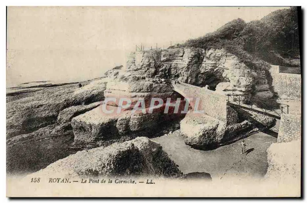 Royan — Ponte da Corniche — LL. n°158 - Frente
