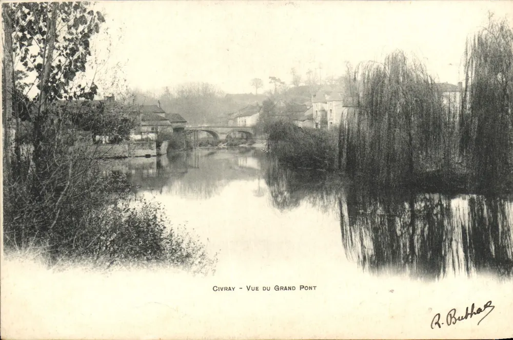 Civray - Uitzicht op het Grote Brug — R. Buthas - Voorkant