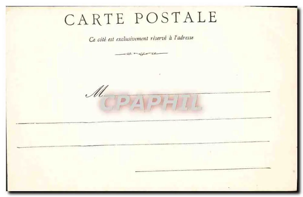 Abbeville, le Château de la Mille — éditeur 'Le Musée' imprimé en bas - Rewers