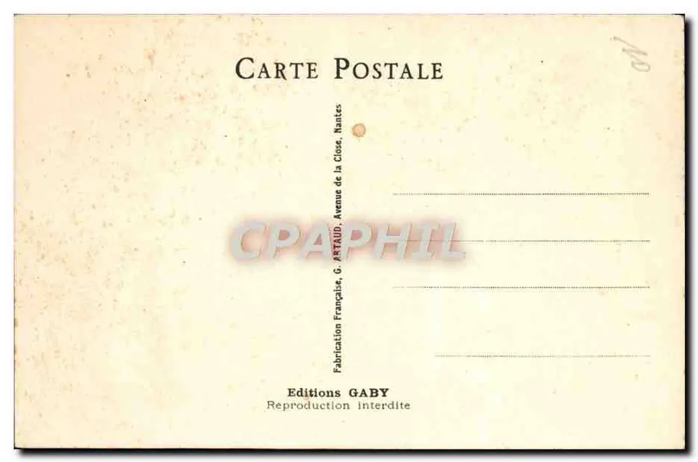 Park-Szene — Zwei Männer und eine Frau — Editions GABY, Nr. 530 - Rückseite