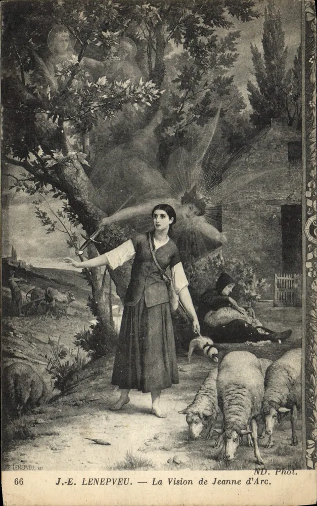 Die Vision der Joan of Arc — J.-E. LENEPEU — Nr. 66 - Vorderseite