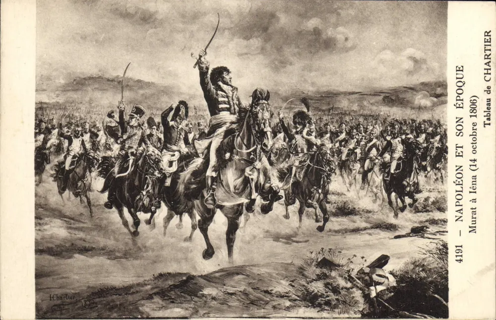 Napoleon und seine Zeit — Murat bei Iéna (14. Oktober 1806) — Gemälde von CHARTIER - Vorderseite