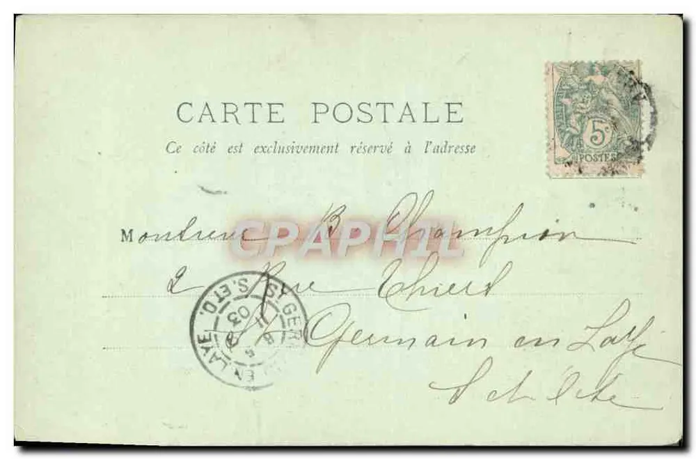 Pêcheur — Type de Pêcheur — LL. n° 85 b. - Verso