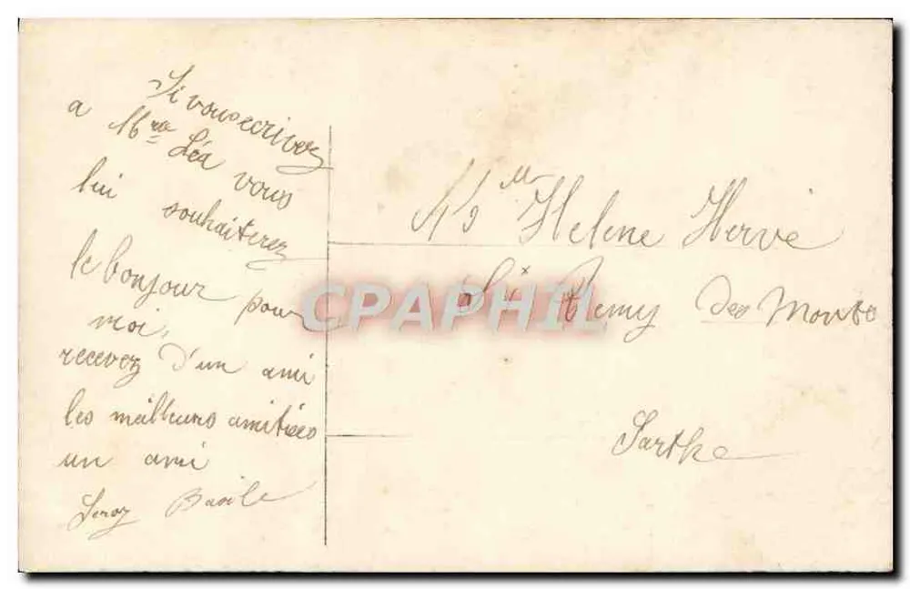 Liebendes Paar — Verbinden wir unsere Seelen und Herzen — Félix, n° 8015 - Rückseite