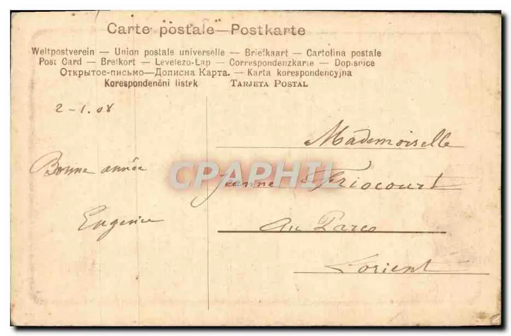 Junge Frau mit Blumenschmuck — R. Eyland, DORREN — n° 540 - Rückseite