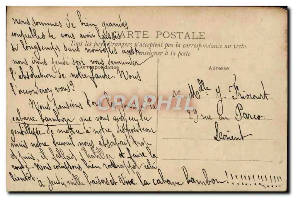 Enfant dans un panier de fleurs — éditeur CIRCE, n° 4361 - Verso