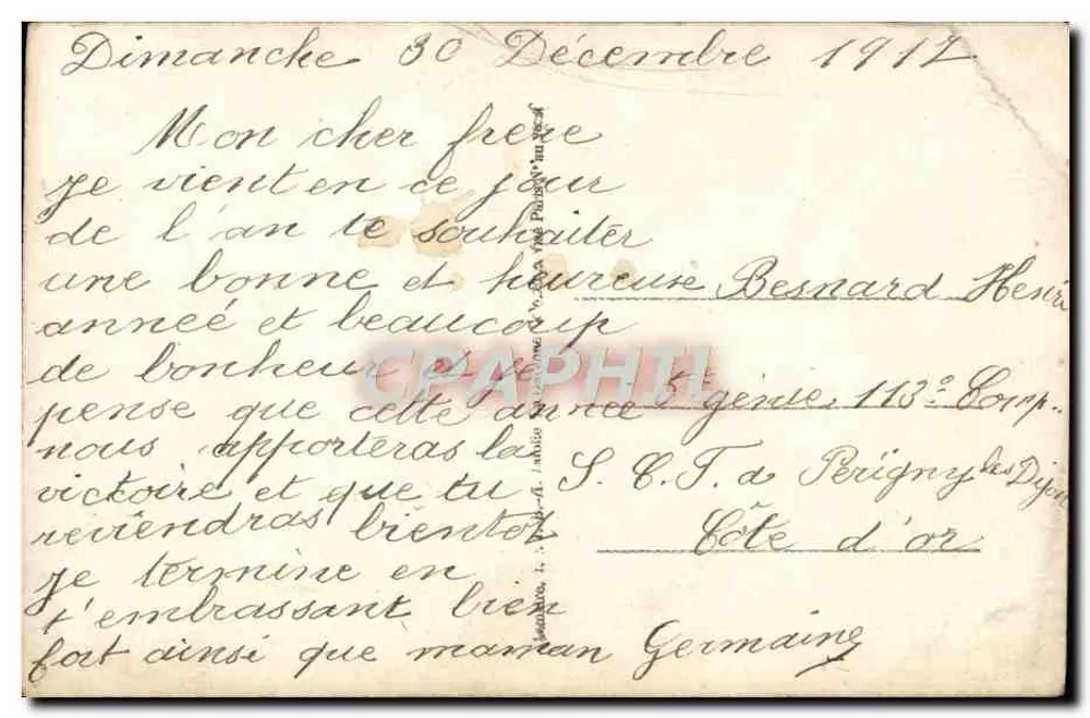 Flores e poema — Boa Ano — N°244 - Verso