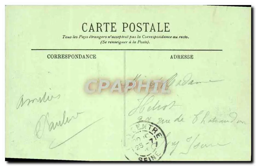 Pescadoras de Camarões — LL. — N° 3061 - Verso