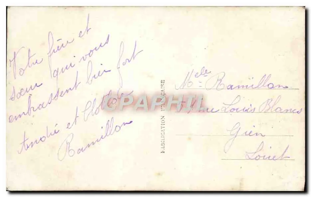 Junge Mann mit dekorierten Ostereiern — DÉDÉ (Lyon) n° 378 - Rückseite