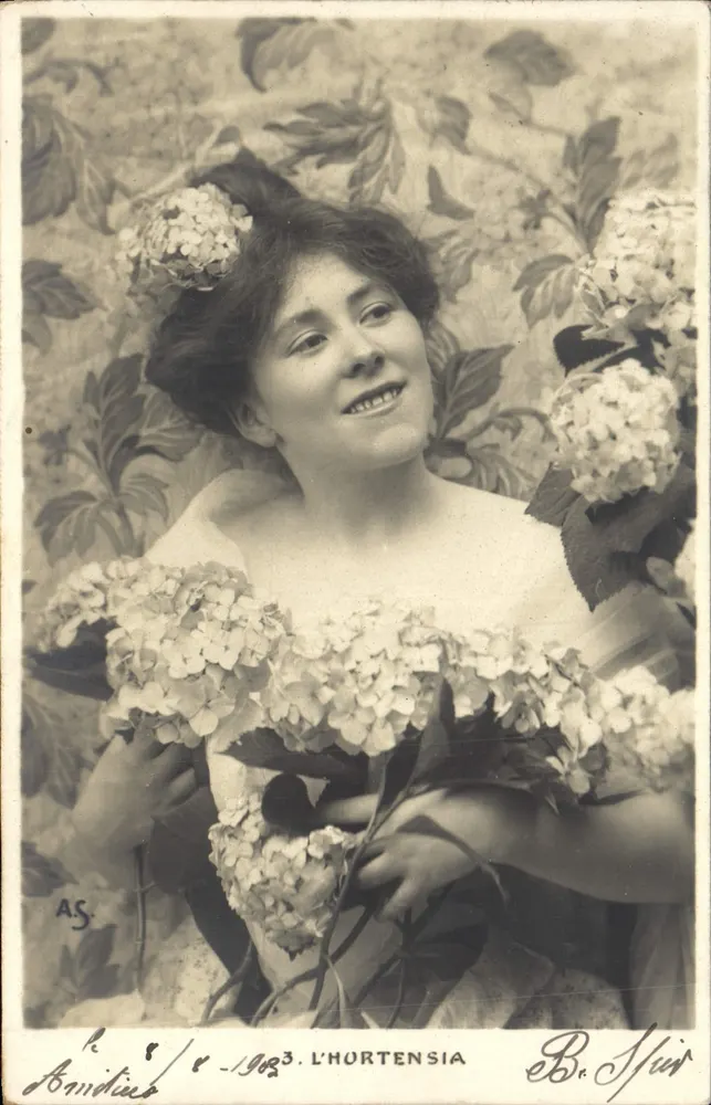 Frau mit Hyazinthen — Die Hyazinthe — Br. Nier, n° 8 / 8 - 1903 - Vorderseite