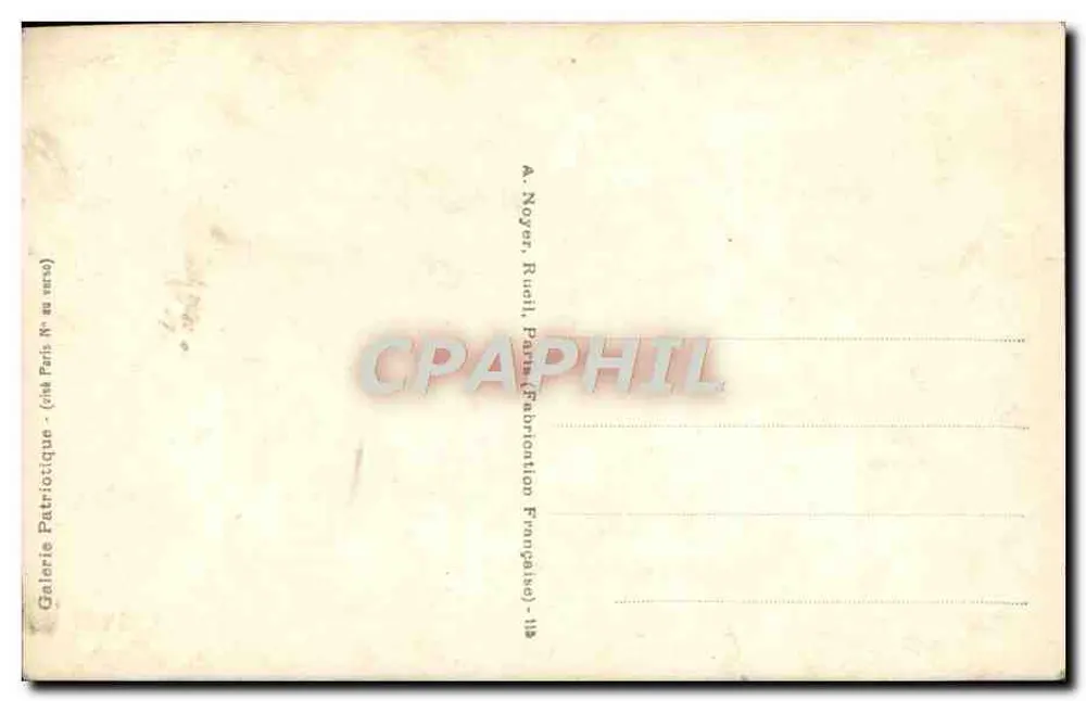 Monseigneur RUCH bringt Verwundete von der Frontlinie zurück — G. Charpentier, Paris, n° 633 - Rückseite