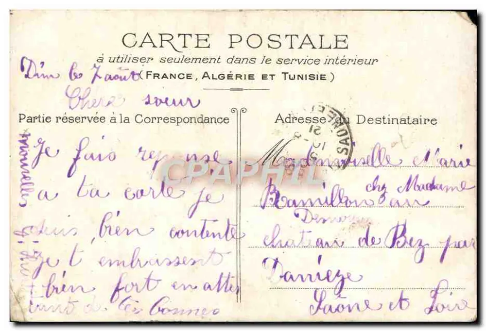 Violettes — illustration florale — éditeur non visible - Rückseite