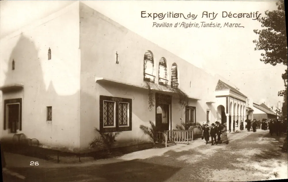 Exposition des Arts Décoratifs — Pavillon von Algerien, Tunesien, Marokko — n°26 - Vorderseite