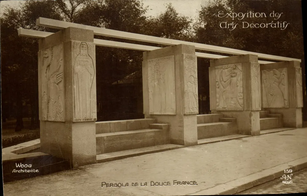 Pergola de la Douce France — Ausstellung für Dekorative Kunst — Woog Architekt - Vorderseite