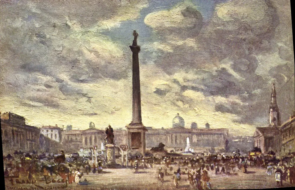 Trafalgar Square — Londres — M. A. C. Bouland, Édit. Paris - Frente