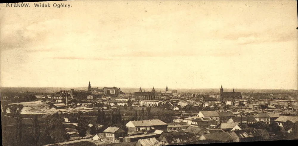 Kraków. Allgemeiner Blick. — Allgemeiner Blick — J. K. Kraków, 1910. - Vorderseite