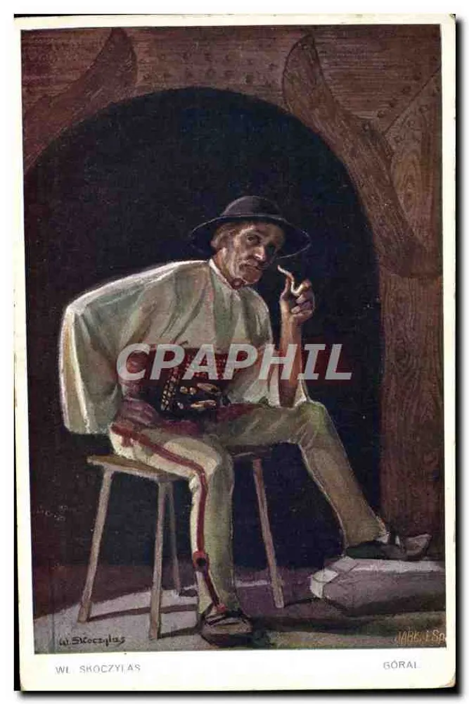 Góral — Bergbewohner — W. Skoczylas, Verlag "Podhale" n°20 - Vorderseite